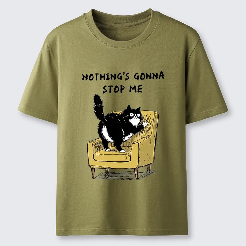Tokyo-Tiger Sassy Cat Scratch Sofa Relatable Print Classic T-Shirt