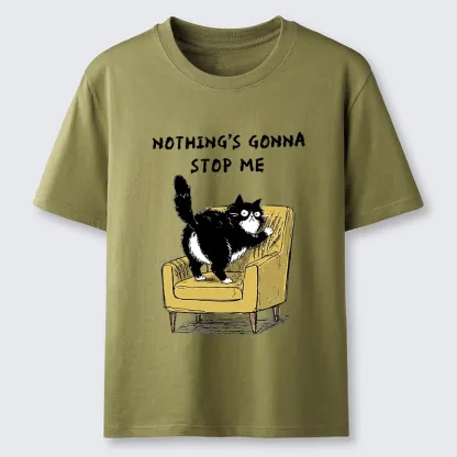 Tokyo-Tiger Sassy Cat Scratch Sofa Relatable Print Classic T-Shirt