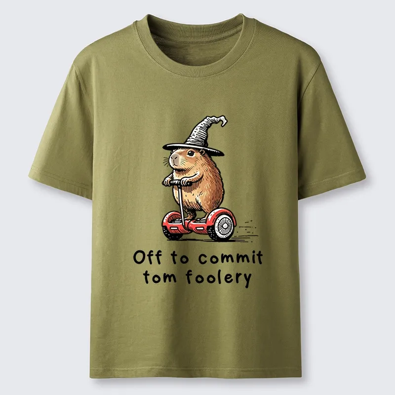 Tokyo-Tiger Cute Magic Capybara Foolish Fun Art Classic T-Shirt