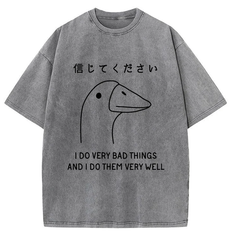Tokyo-Tiger Please Trust Me Washed T-Shirt