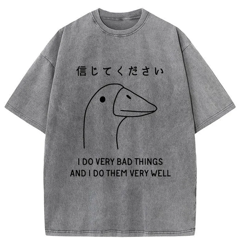 Tokyo-Tiger Please Trust Me Washed T-Shirt