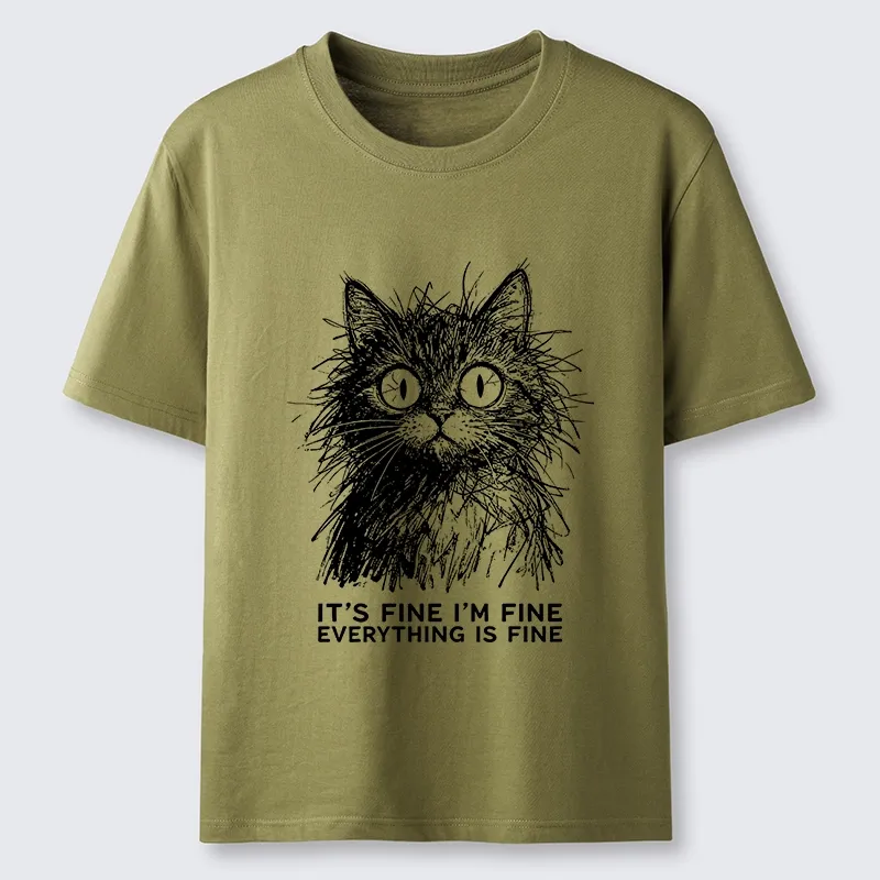 Tokyo-Tiger Fluffy Wild Cat Calm Fake Mood Classic T-Shirt