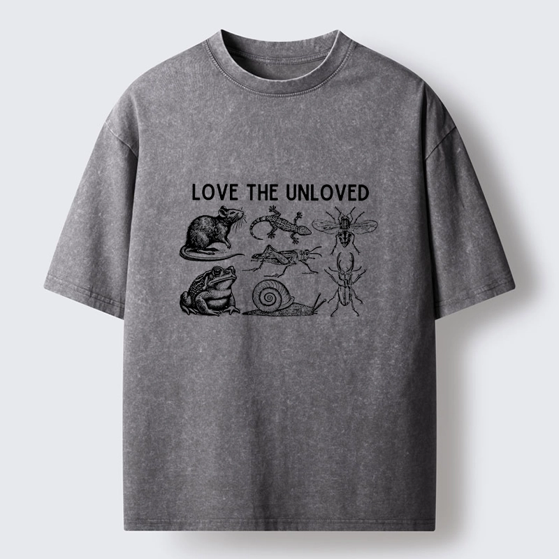 Tokyo-Tiger Embrace Every Small Critter Washed T-Shirt