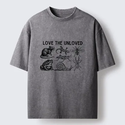 Tokyo-Tiger Embrace Every Small Critter Washed T-Shirt