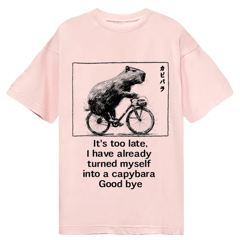 Tokyo-Tiger Funny Capybara Riding A Bicycle Classic T-Shirt