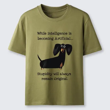Tokyo-Tiger Dachshund Real Humor Funny Meme Classic T-Shirt