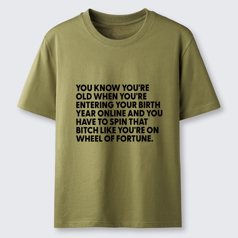 Tokyo-Tiger Relatable Old Human Joke Meme Classic T-Shirt