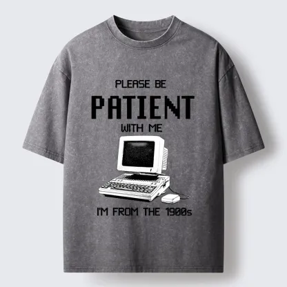 Tokyo-Tiger Slow Tech Funny Meme Washed T-Shirt