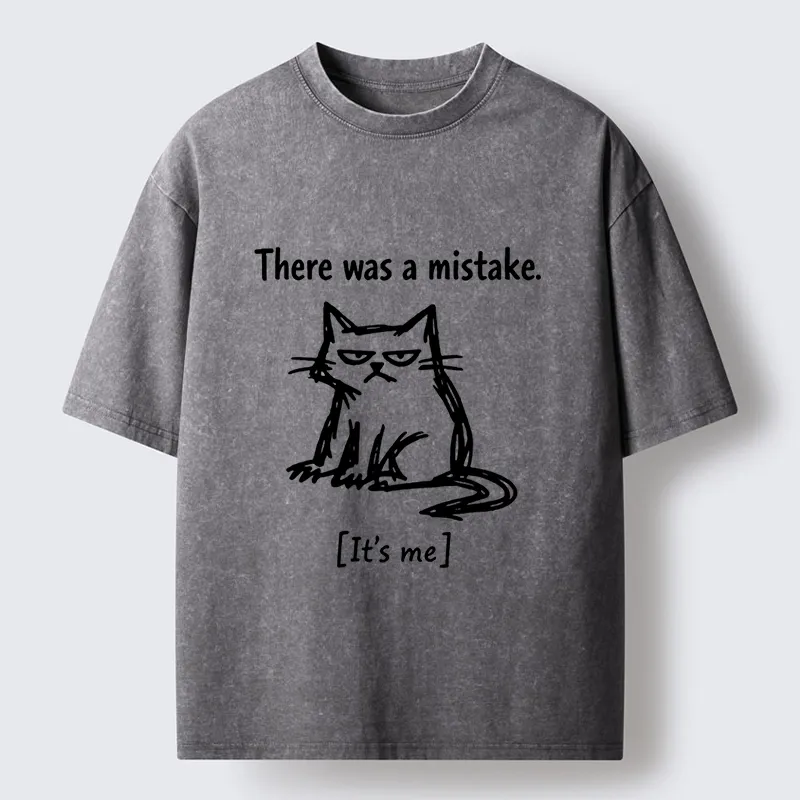 Tokyo-Tiger Mistake Cat Funny Meme Washed T-Shirt