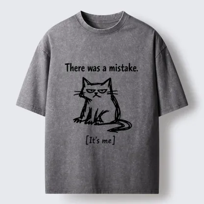 Tokyo-Tiger Mistake Cat Funny Meme Washed T-Shirt