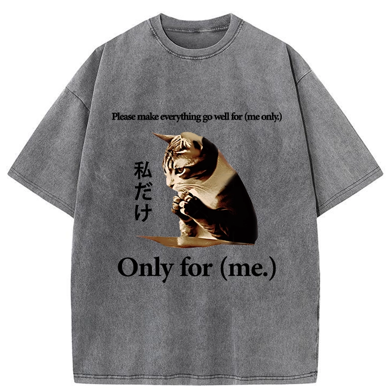 Tokyo-Tiger Only Me Everything's Fine Washed T-Shirt