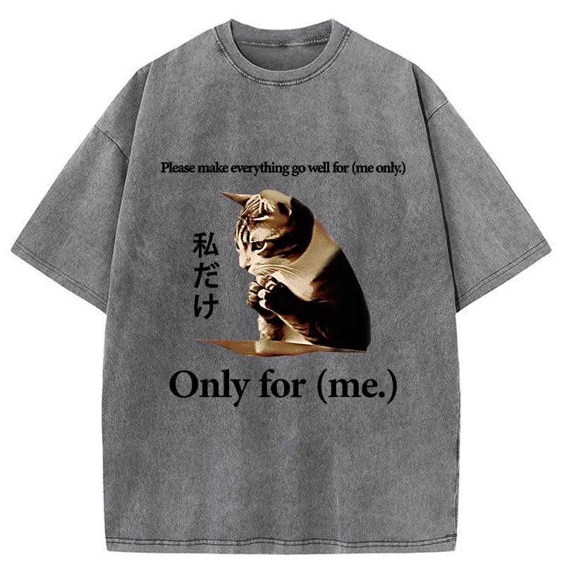 Tokyo-Tiger Only Me Everything's Fine Washed T-Shirt