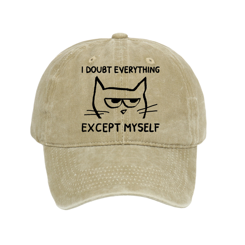 Tokyo-Tiger Confident Kitten Washed Cap