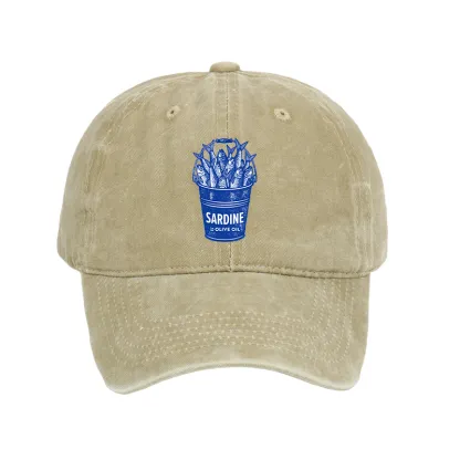 Tokyo-Tiger Vintage Bucket Full Of Fresh Sardines Washed Cap
