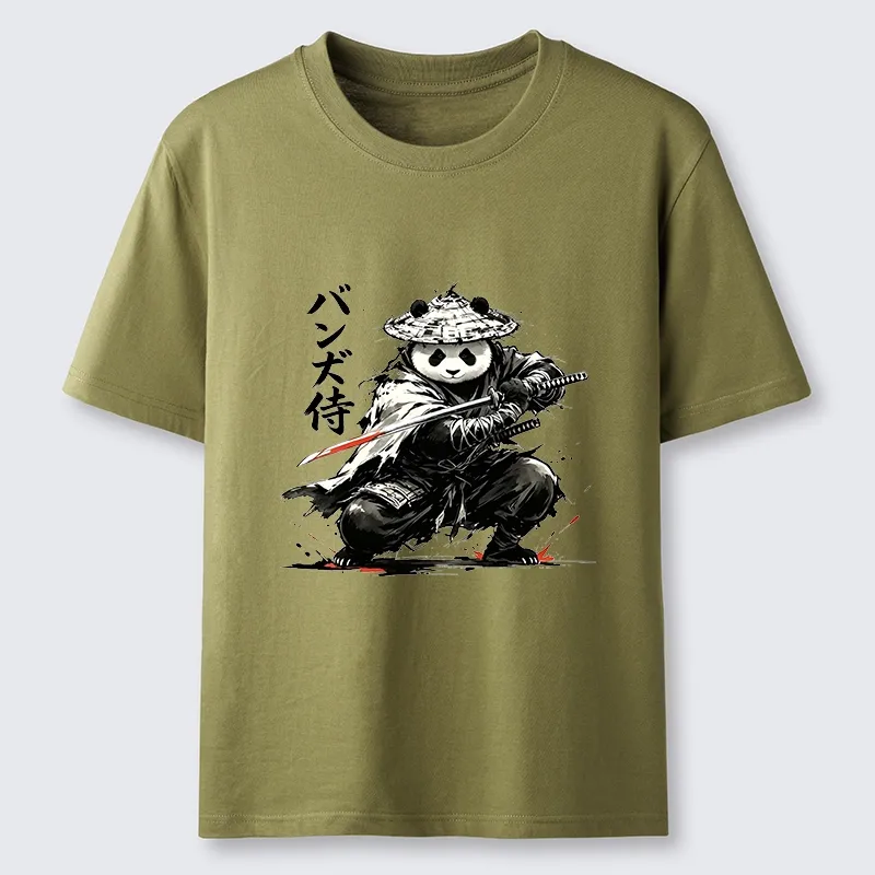 Tokyo-Tiger Panda Samurai Warrior Classic T-Shirt