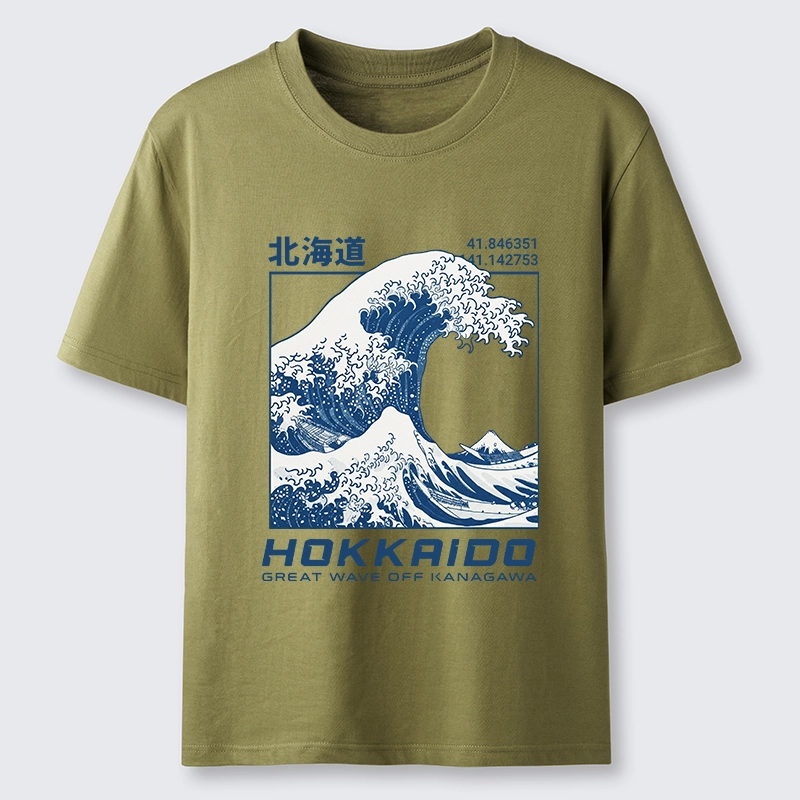Tokyo-Tiger Hokkaido Wave Art Classic T-Shirt