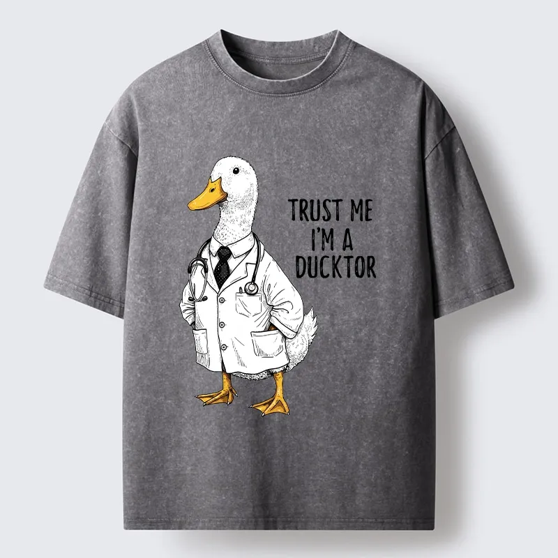 Tokyo-Tiger Trust Ducktor Washed T-Shirt