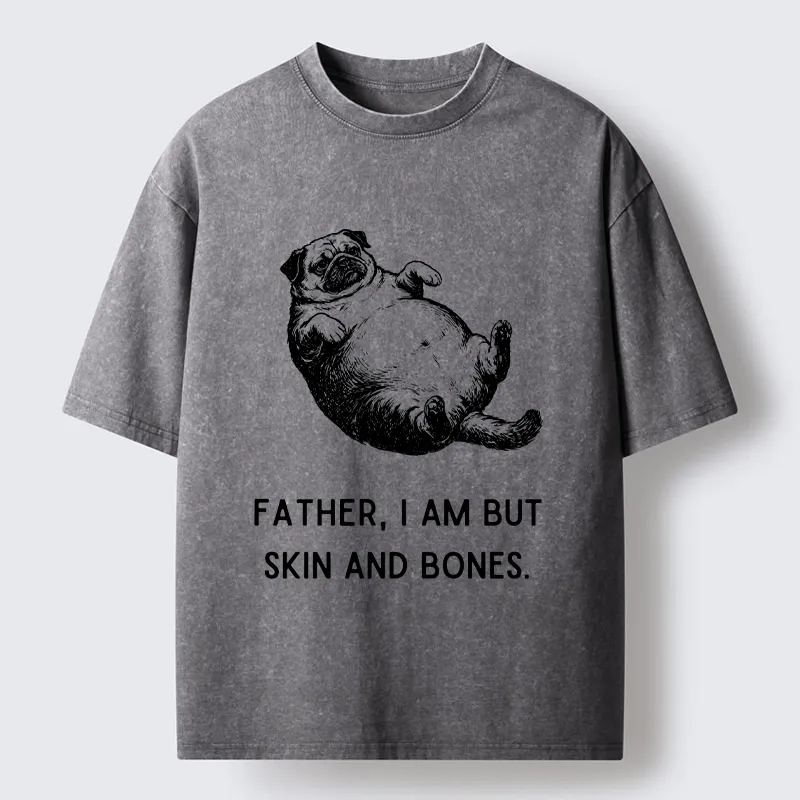 Tokyo-Tiger Skin And Bones Pup Washed T-Shirt