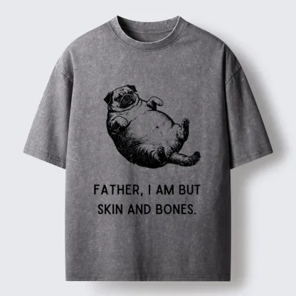 Tokyo-Tiger Skin And Bones Pup Washed T-Shirt