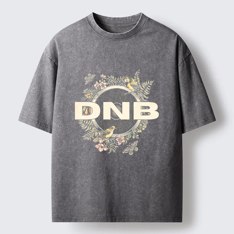 Tokyo‑Tiger Drum And Bass Japanese Washed T-Shirt
