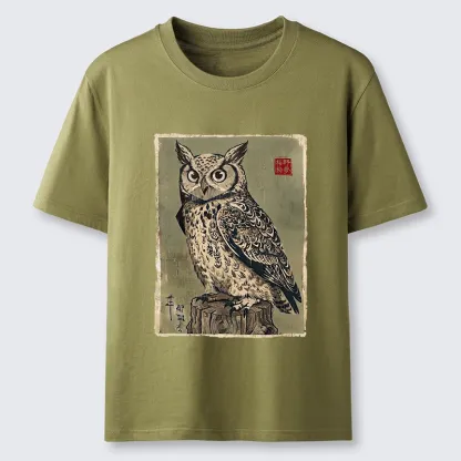 Tokyo-Tiger Wise Forest Owl Classic T-Shirt