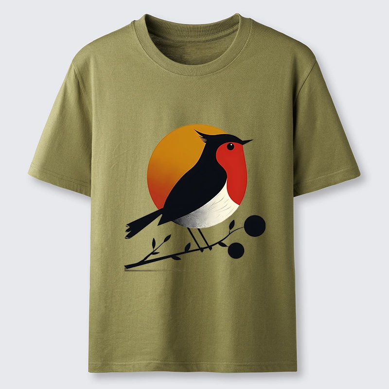 Tokyo-Tiger Robin Sunset Rest Classic T-Shirt