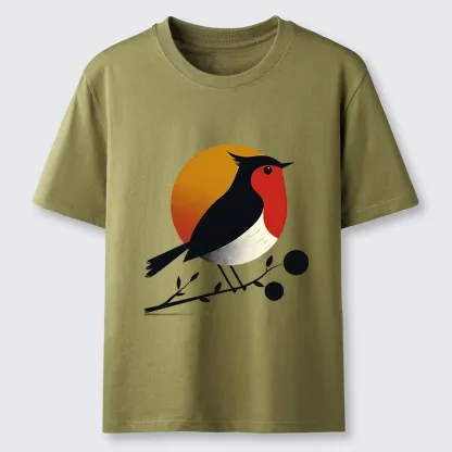 Tokyo-Tiger Robin Sunset Rest Classic T-Shirt