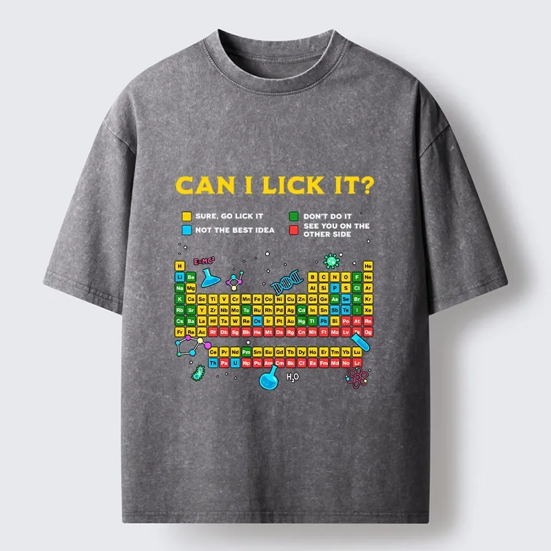 Tokyo-Tiger Can I Lick Elements Washed T-Shirt