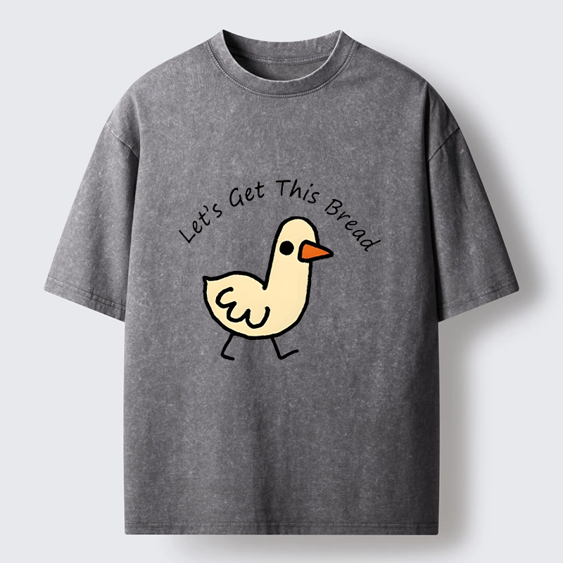 Tokyo-Tiger Earn Money Duck Meme Washed T-Shirt