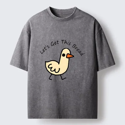 Tokyo-Tiger Earn Money Duck Meme Washed T-Shirt