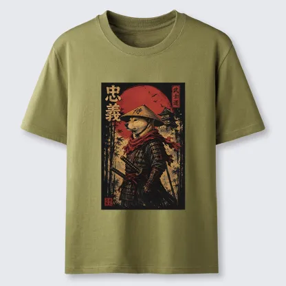 Tokyo-Tiger Loyal Samurai Dog With A Sword Classic T-Shirt