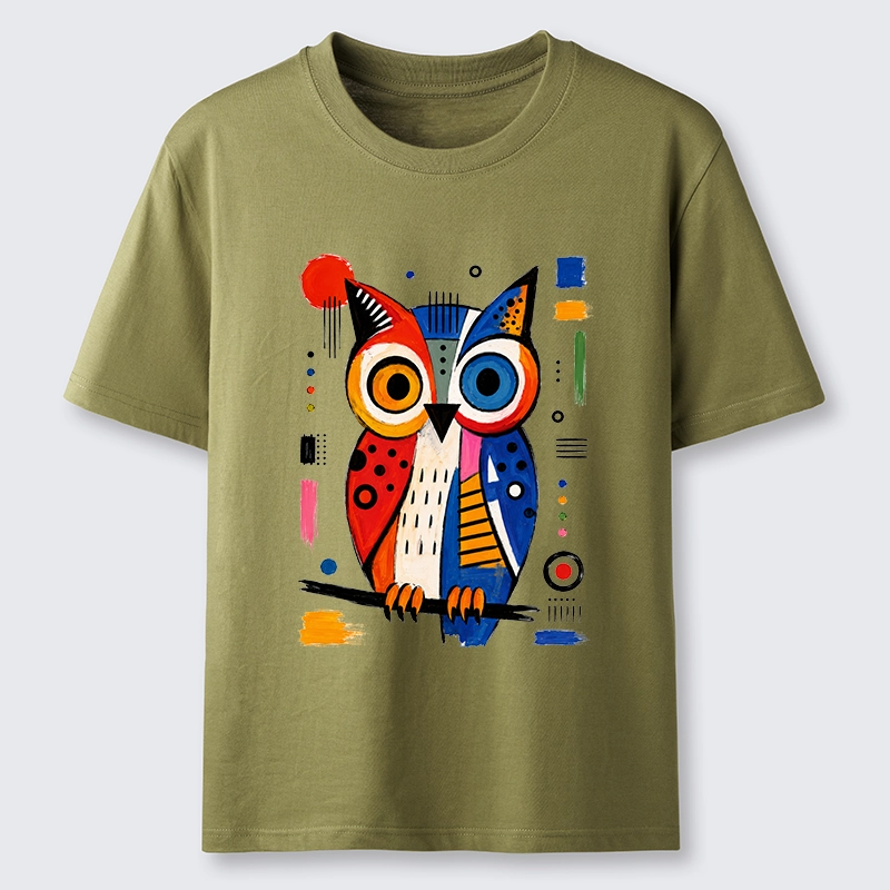 Tokyo-Tiger Abstract Owl Art Classic T-Shirt