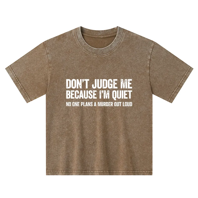 Tokyo-Tiger Sarcastic Funny Quote Kids Washed T-Shirt