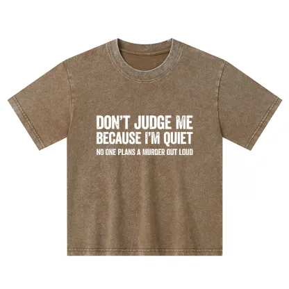 Tokyo-Tiger Sarcastic Funny Quote Kids Washed T-Shirt