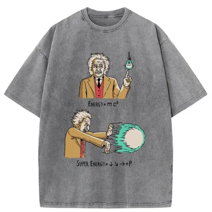 Tokyo-Tiger Einstein's Secret Weapon Washed T-Shirt
