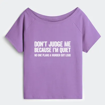 Tokyo-Tiger Sarcastic Funny Quote Off Shoulder T-Shirt