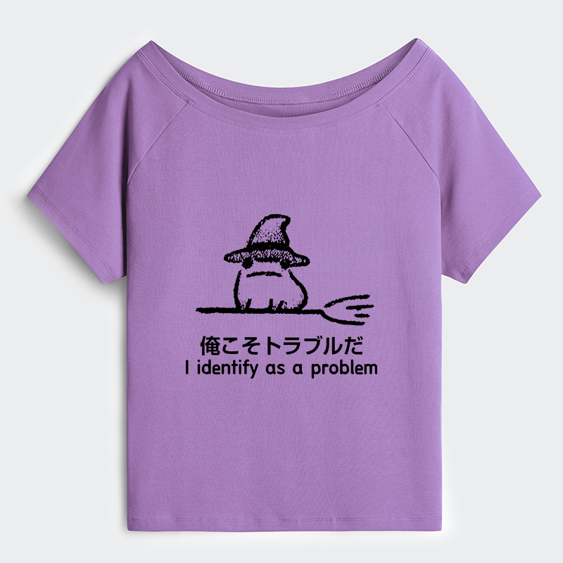 Tokyo-Tiger Mischief Magic Dude Off Shoulder T-Shirt