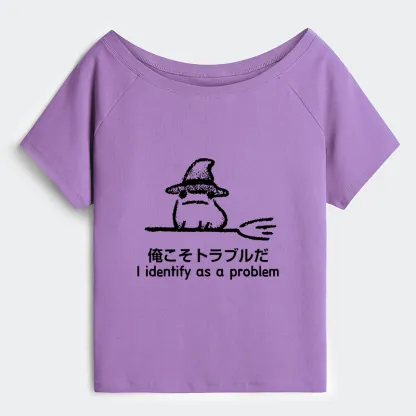 Tokyo-Tiger Mischief Magic Dude Off Shoulder T-Shirt