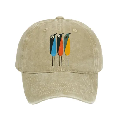 Tokyo-Tiger Bold Shape Birds Washed Cap