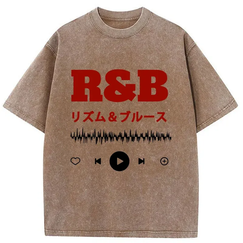 Tokyo-Tiger Rhythm And Blues Washed T-Shirt