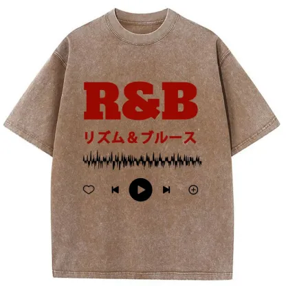 Tokyo-Tiger Rhythm And Blues Washed T-Shirt