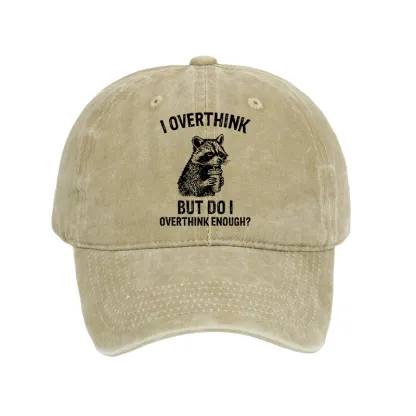 Tokyo-Tiger Constant Overthinking Washed Cap