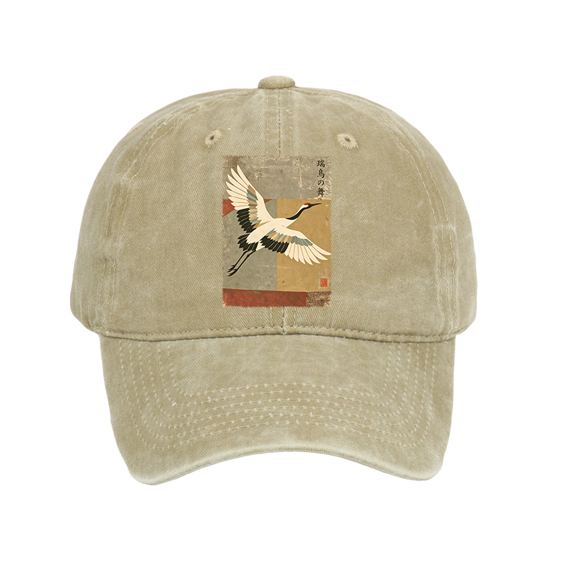Tokyo-Tiger Crane Spirit Washed Cap