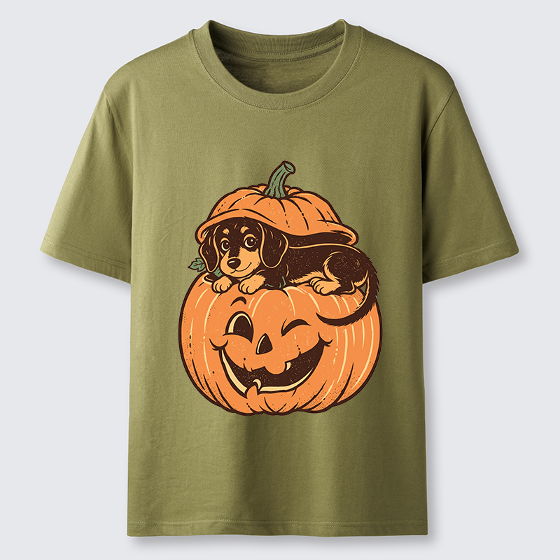 Tokyo-Tiger Retro Pumpkin Dog Classic T-Shirt