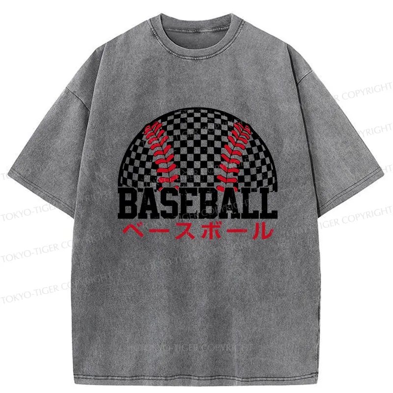 Tokyo-Tiger Japan Baseball Washed T-Shirt