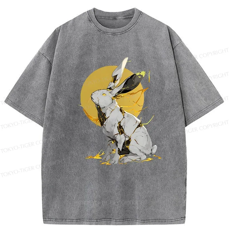 Tokyo-Tiger Broken Rabbit Washed T-Shirt