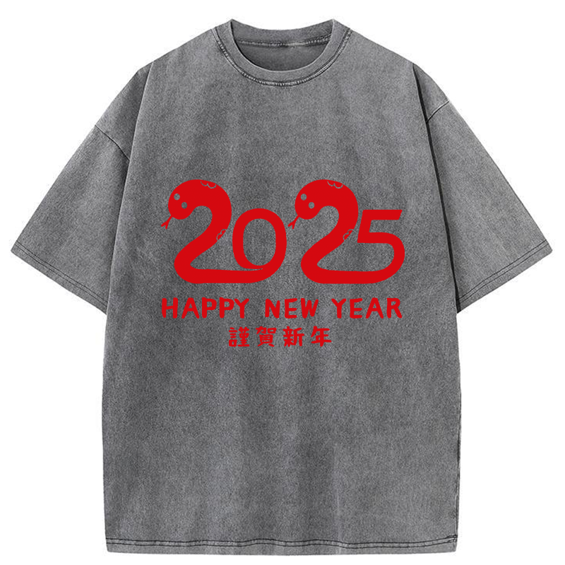 Tokyo-Tiger 2025 Year Of The Snake Washed T-Shirt