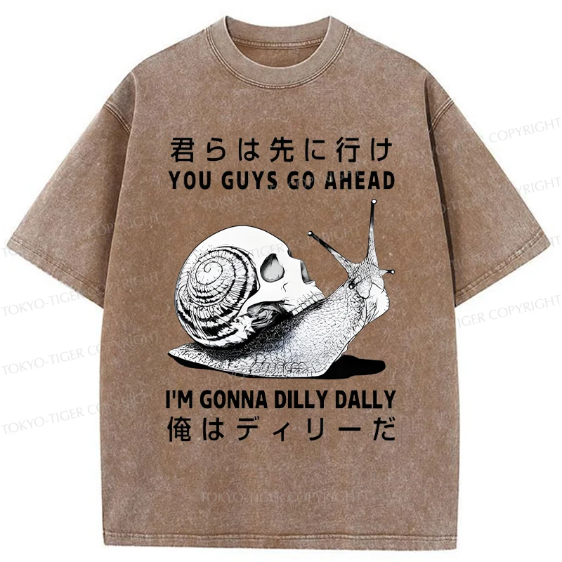 Tokyo-Tiger Dilly Dally's Snail Washed T-Shirt