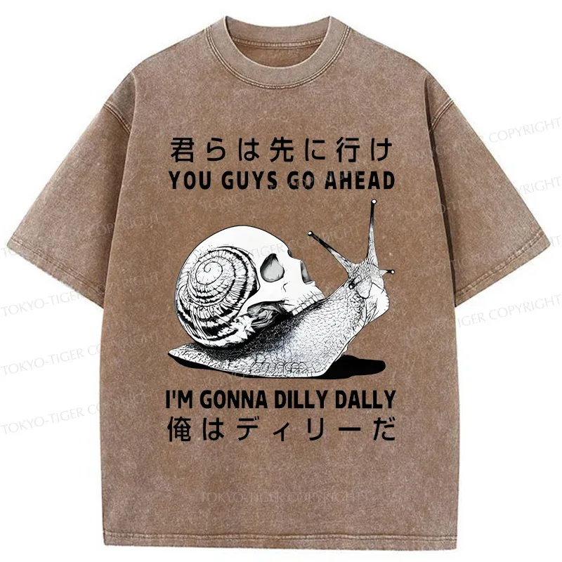 Tokyo-Tiger Dilly Dally's Snail Washed T-Shirt