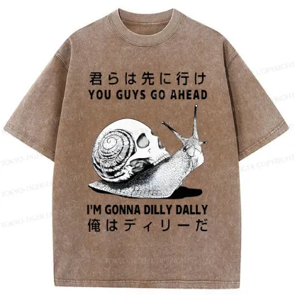 Tokyo-Tiger Dilly Dally's Snail Washed T-Shirt